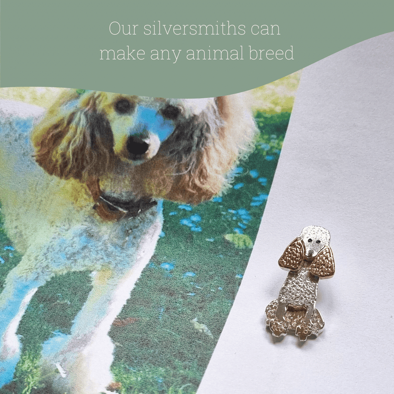 dog memory gift, dog memorial, dog loss gift, dog necklace, poodle necklace
