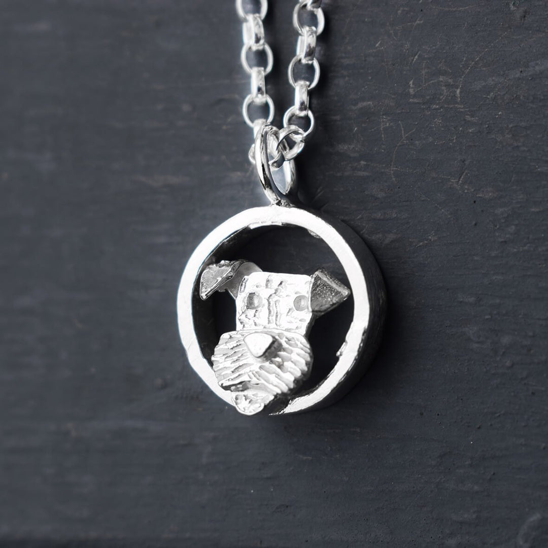 airedale terrier necklace, airedale dog necklace, airedale pendant, airedale terrier jewellery, silver dog necklace, silver dog jewellery, airedale memorial, quality airedale terrier gifts
