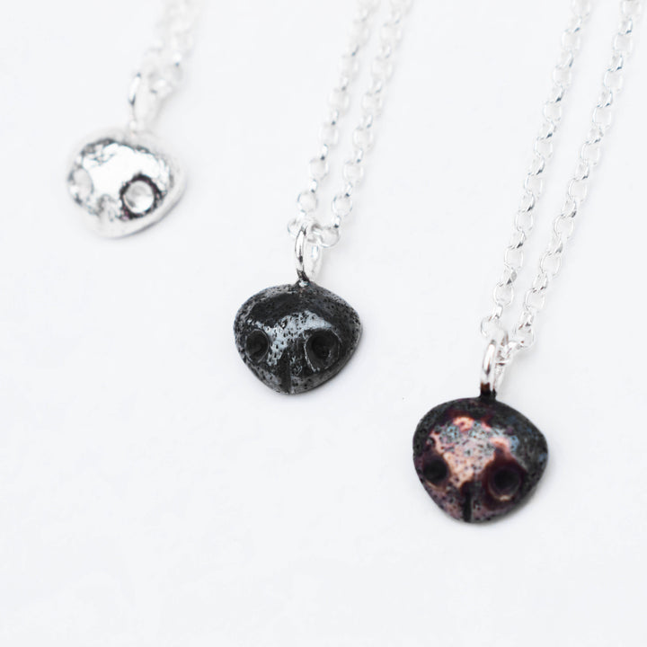 dog nose necklace, dog nose jewellery, silver dog nose, dog necklace, silver dog jewellery, gift for dog lover, dog present for wife, gift for dog mum