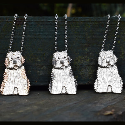 Old English Sheepdog necklace, Old English Sheepdog pendant, Old English Sheepdog jewellery, silver Old English Sheepdog, Old English Sheepdog gift for woman