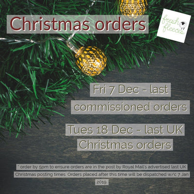 Last Christmas orders