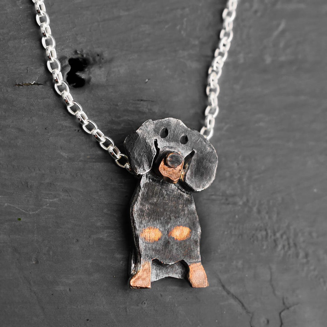 dachshund necklace, gift for dachshund owner, dachshund jewellery