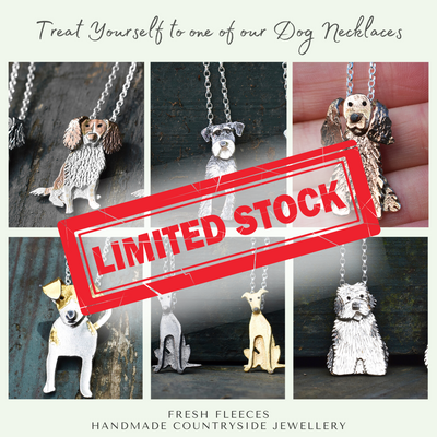 Limited Stock of Silver Dog Jewellery