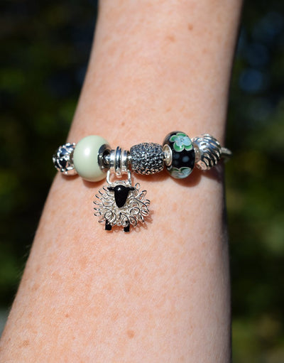 Pandora style charm fittings now available for all our bracelets
