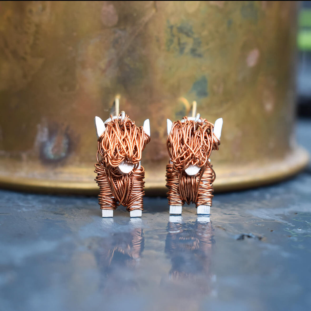 Scottish Highland Cow jewellery