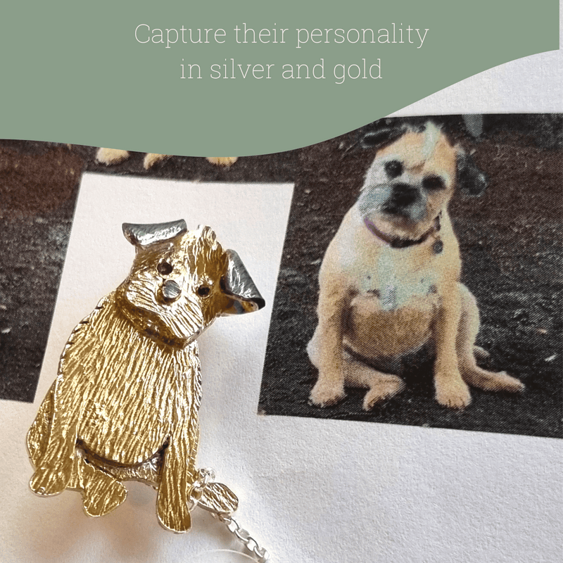 personalised dog gift, personalised dog jewellery, jewellery that looks like my dog, dog jewellery from photos, dog memorial, dog loss