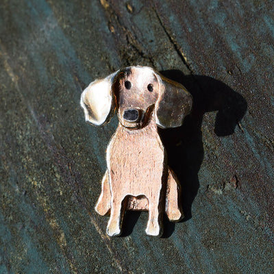 dachshund brooch, silver dachshund brooch, dachshund pin, dachshund gift for wife, gift for dachshund owner, dachshund lover present, quality dachshund gift, dachshund jewellery