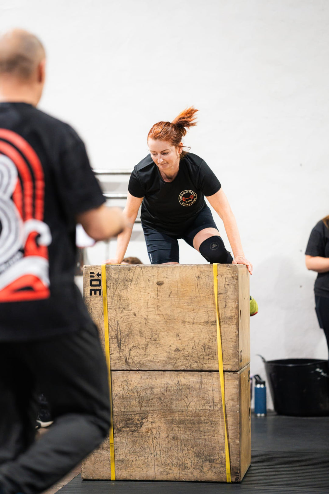 custom dog memorial jewellery designer avril manderson taking part in a crossfit competition