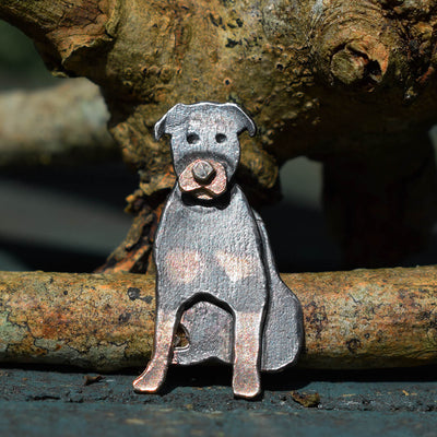 rottweiler brooch, silver dog brooch, rottweiler gift for woman, rottweiler pin, rottweiler gift for lady, unusual rottweiler present