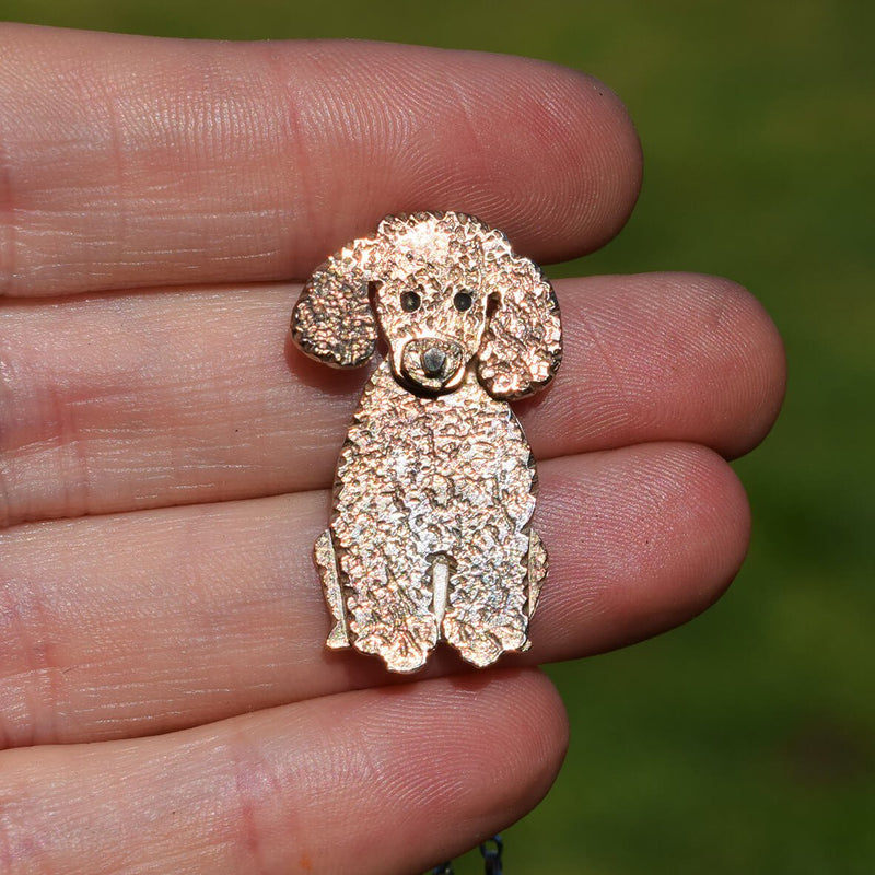 Bichon Frise brooch, silver Bichon Frise jewellery, Bichon Frise gift for woman, Bichon Frise present for wife, gift for Bichon Frise owner, unusual Bichon Frise gifts, Bichon Frise pin