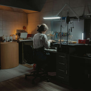 silversmith making animal jewellery