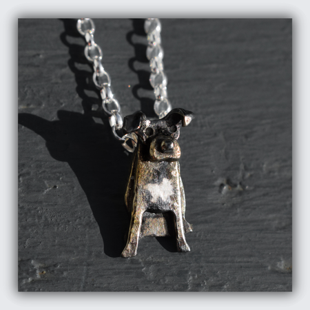 jug dog necklace, custom dog memorial jewellery, rainbow bridge gift