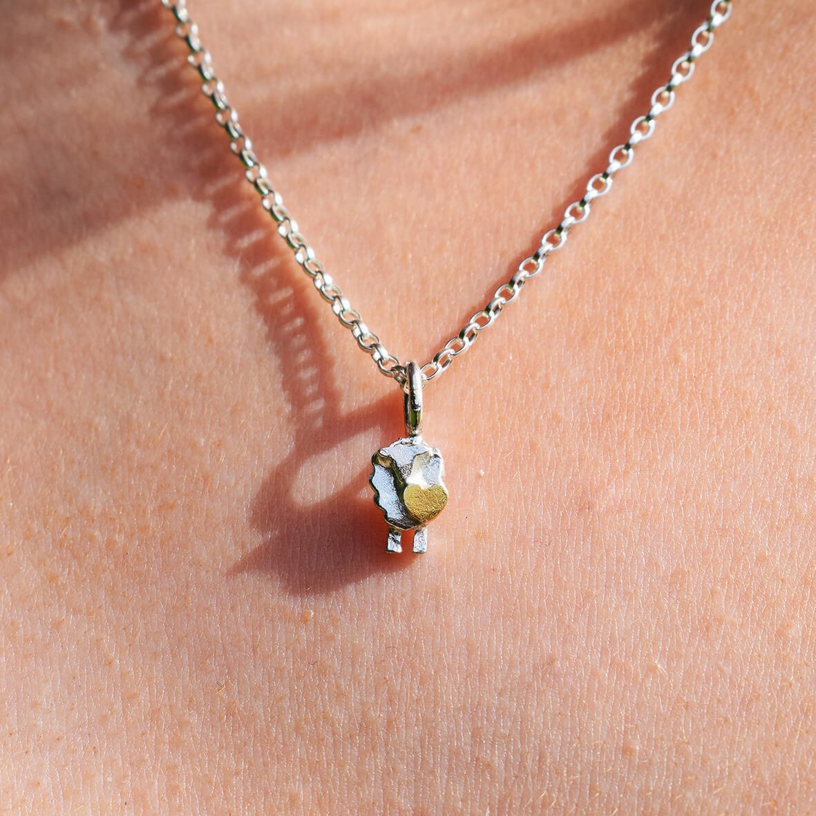 love ewe, sheep necklace, farming gift for girlfriend, sheep gift for girlfriend, love sheep, love sheep jewellery, silver sheep necklace, tiny heart necklace, farm girl gift, farmers wife gift, farmers daughter gift, sheep lover gift, sheep lover present, sheep lover jewellery, silver sheep necklace, young farmer gift