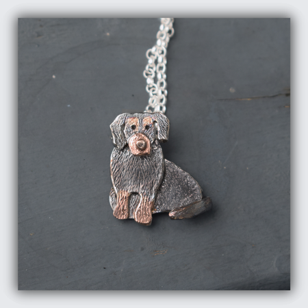 custom dachshund necklace, dachshund memorial jewellery