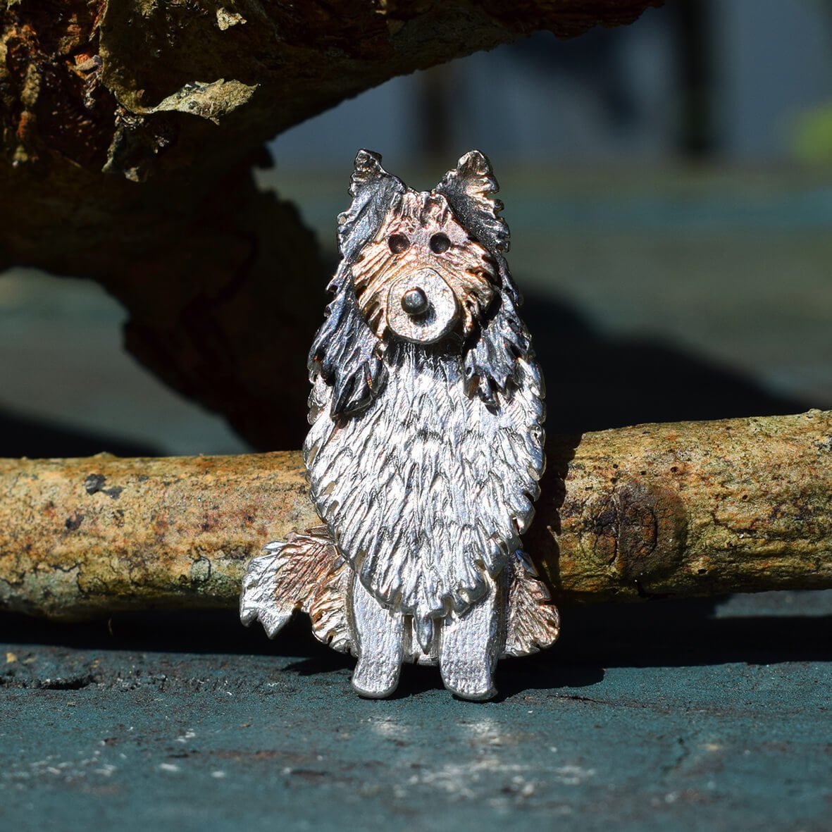 rough collie brooch, dog brooch, lassie dog brooch, rough collie jewellery, gift for rough collie owner, lassie dog jewellery, rough collie gift ideas