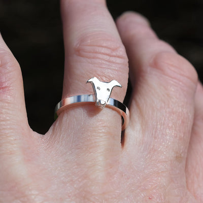 Silver Greyhound Ring