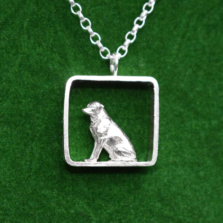 silver labrador necklace, labrador pendant, silver dog necklace, gift for labrador owner, labrador memorial, labrador jewellery, Handmade Sterling Silver Labrador Necklace for Dog lovers, Silver Labrador Pendant Necklace – Perfect Gift for Pet Owners