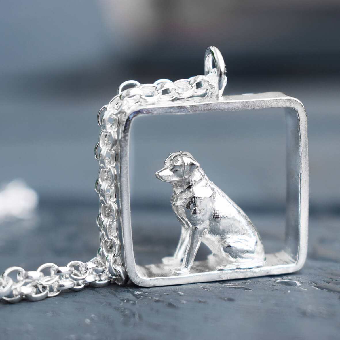 silver labrador necklace, labrador pendant, silver dog necklace, gift for labrador owner, labrador memorial, labrador jewellery, Handmade Sterling Silver Labrador Necklace for Dog lovers, Silver Labrador Pendant Necklace – Perfect Gift for Pet Owners