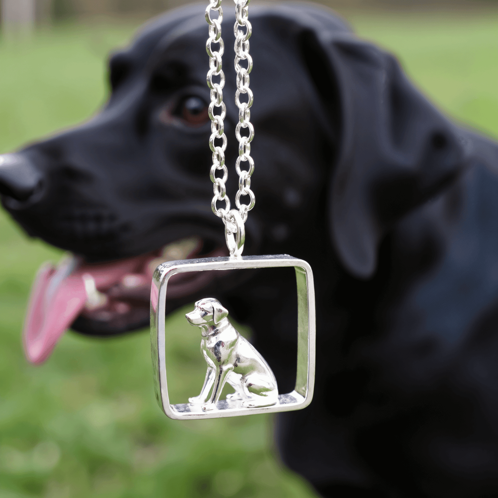 silver labrador necklace, labrador pendant, silver dog necklace, gift for labrador owner, labrador memorial, labrador jewellery, Handmade Sterling Silver Labrador Necklace for Dog lovers, Silver Labrador Pendant Necklace – Perfect Gift for Pet Owners