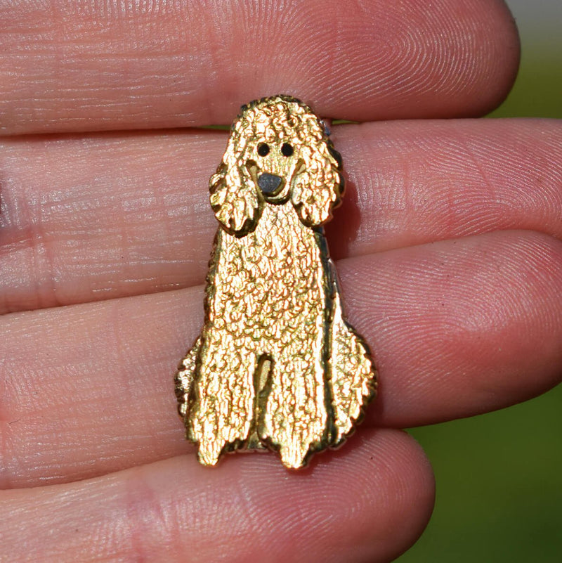 gold poodle necklace, gold standard poodle, gold dog necklace, dog breed necklace, poodle memorial gift, poodle present