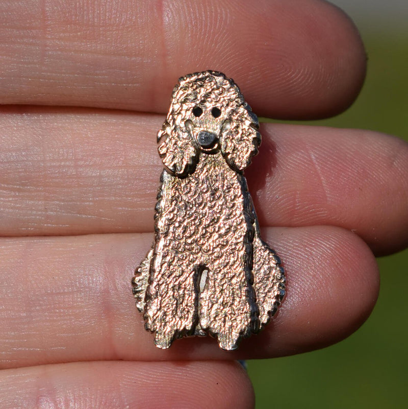 rose gold poodle necklace, rose gold dog necklace, poodle dog loss present, standard poodle jewellery, standard poodle gift