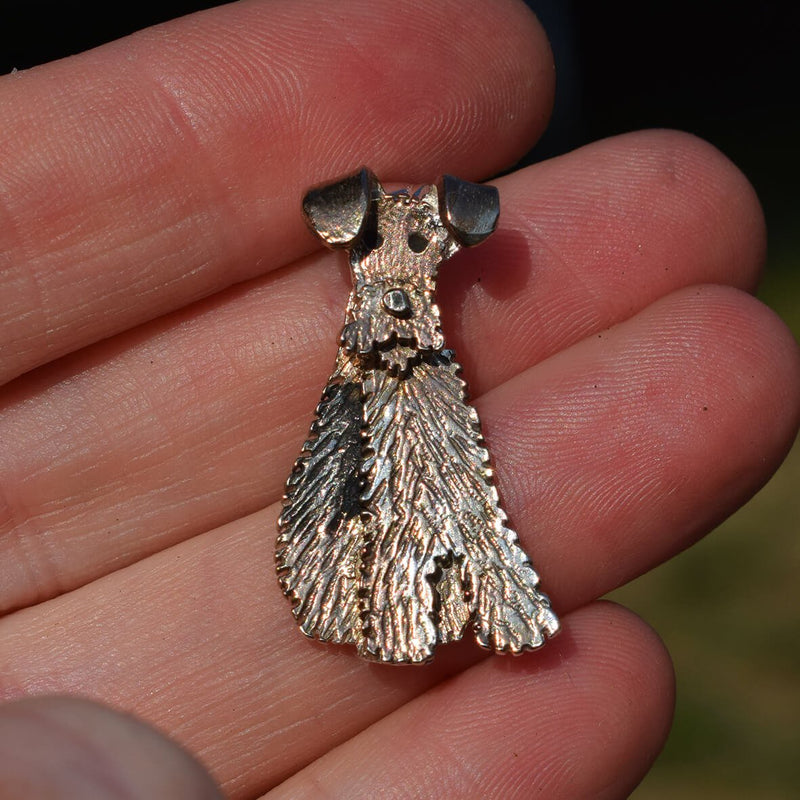 Wire Fox Terrier Necklace