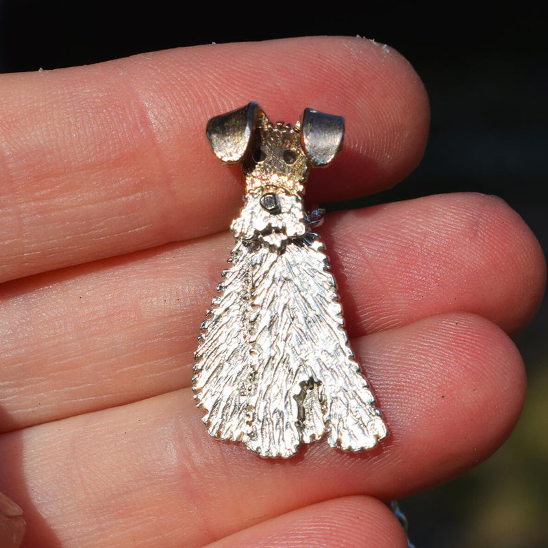Wire Fox Terrier Necklace