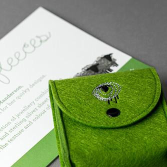 packaging for fresh fleeces sheep jewellery