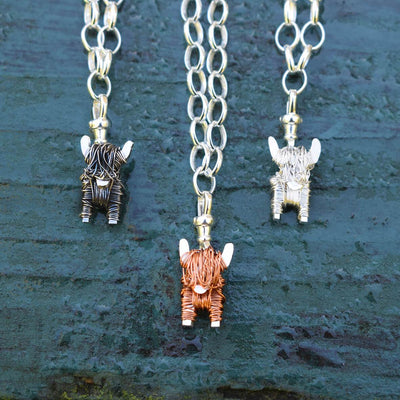 Highland cow charms, highland cow presents for her