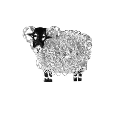 Silver Swaledale sheep brooch - FreshFleeces, swaledale sheep gift, swaledale sheep jewellery, yorkshire sheep jewellery, yorkshire jewellery gift for her, swaledale jewelry, swaledale jewellery, the yorkshire shepherdess, swaledale gift