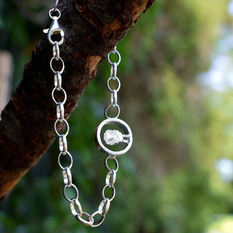 Silver Sheep Bracelet: Quality sheep gift for her – FreshFleeces