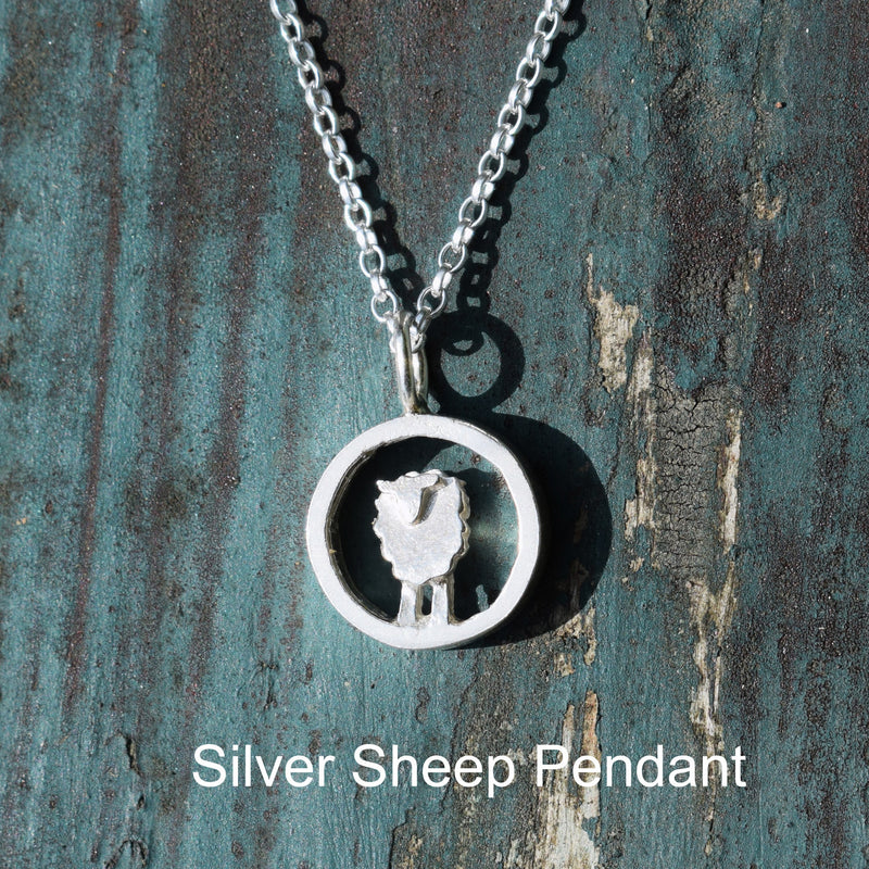 silver sheep necklace, sheep pendant, silver lamb necklace, lamb jewellery, sheep jewellery, sheep gift for woman, sheep christmas present, sheep present for her