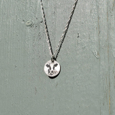 Friesian cow necklace, dairy cow necklace, cow jewellery, cow jewelry, farm jewellery