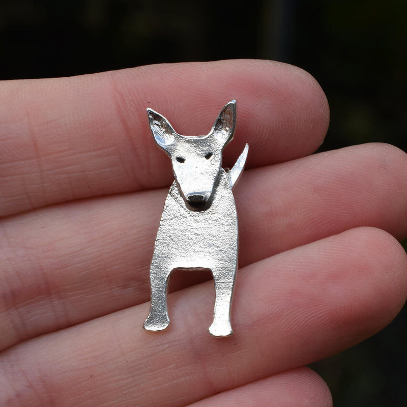 English Bull Terrier necklace, silver English Bull Terrier, silver bull terrier, bull terrier jewellery, bull terrier gift for her