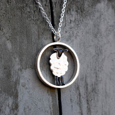 suffolk sheep necklace, suffolk sheep pendant, suffolk sheep gift for woman, quality suffolk sheep present, suffolk jewellery, suffolk necklace, suffolk gifts