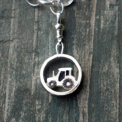 silver tractor charm, silver tractor bracelet, tractor charm, pandora tractor, farm charm, farming bracelet, jewellery for farmer