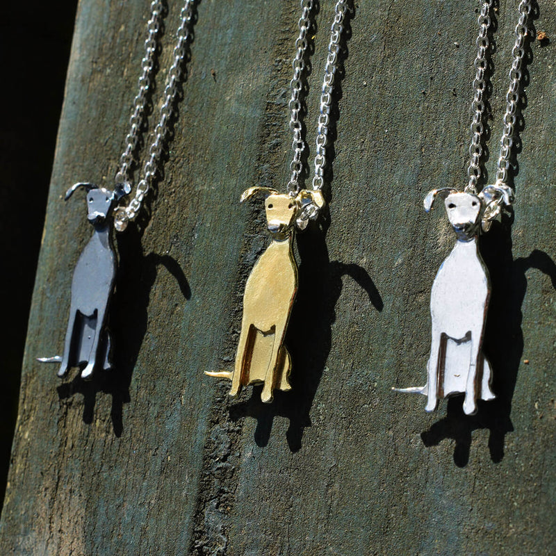 Whippet necklaces, Whippet jewellery, Whippet pendants, Whippet gift for her, sighthound jewellery, sighthound necklaces